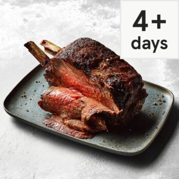 36. Tesco Finest Chef's Collection Black Treacle Butter Aged Cote de Boeuf 1.55-1.935kg (Serves 4-6)