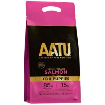AATU 85 15 Complete Grain Free Puppy Salmon Dry Dog Food (1.5kg)