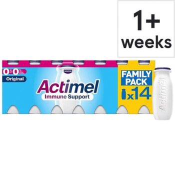Actimel Original Immune Support Yogurt Drink Family Pack (14 x 100g)