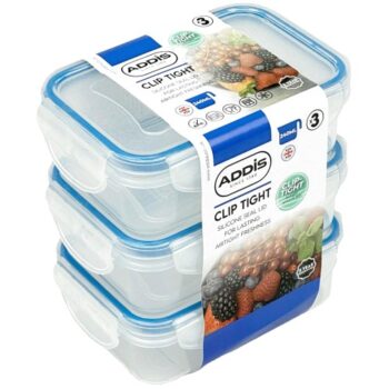 Addis Clip Tight Rectangular Food Storage (240ml)