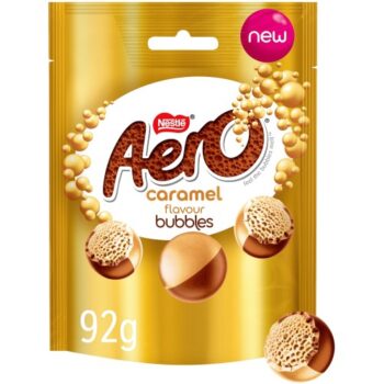 Aero Bubbles Caramel Flavour Chocolate Sharing Bag (92g)