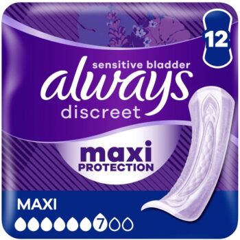 Always Discreet Incontinence Pads Plus Women Ultimate Day (12)