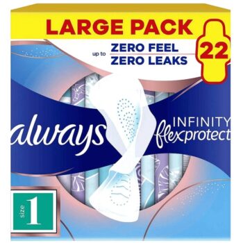 Always Infinity Flex Protect Unscented Pads Size 1 (22)