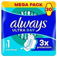 Always Ultra Sanitary Towels Normal with Wings Size 1x30 (30)