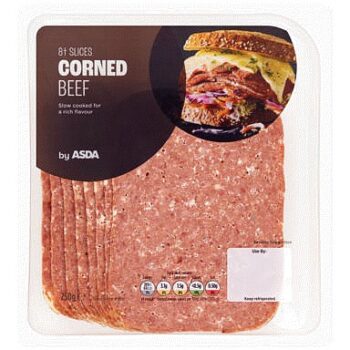 ASDA 8 Slices Corned Beef (250g)