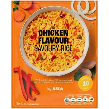 ASDA Chicken Flavour Savoury Rice (105g)