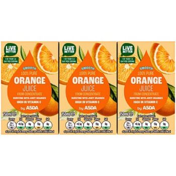 ASDA Orange Juice from Concentrate (150ml)