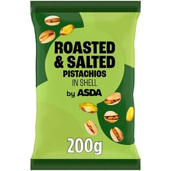 ASDA Roasted & Salted Pistachios in Shell (200g)