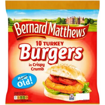Bernard Matthews 10 Crispy Crumb Turkey Burgers (710g)