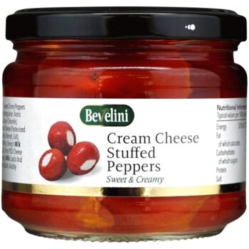 Bevelini Cream Cheese Stuffed Peppers (280g)