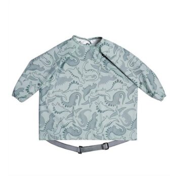 Bibado Long Sleeve Coverall Weaning Bib Dino Roar