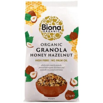 Biona Organic Honey & Hazel Crunchy Granola (375g)