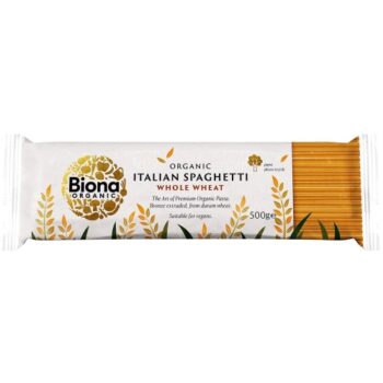 Biona Organic Whole Wheat Spaghetti Pasta
