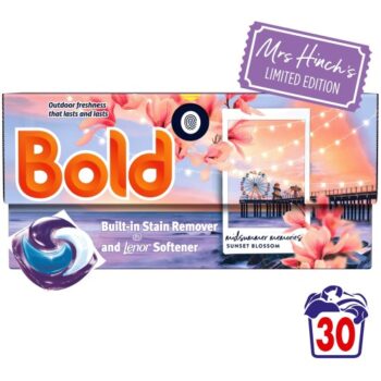 Bold 2 In 1 Laundry Pods Mrs Hinch Midsummer Memories 30 Washes (591g)