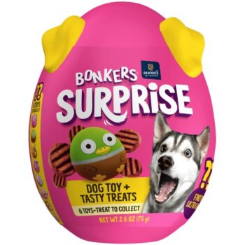 Bonkers Surprise Toy + Tasty Treats for Dogs (75g)