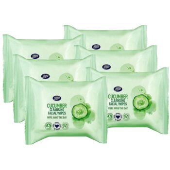 Boots Cucumber Cleansing Facial Wipes Bundle