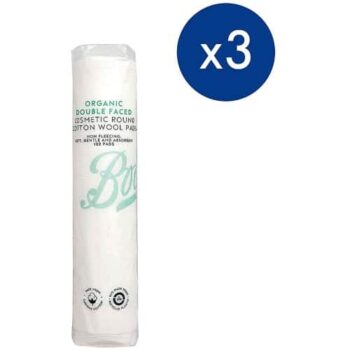 Boots Double Faced Round Cotton Wool Pads 100 (3)