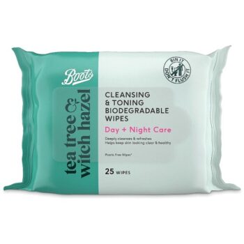Boots Tea Tree & Witch Hazel Face Wipes (25)