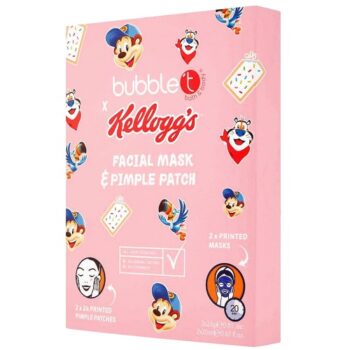 Bubble T Cosmetics Ltd Bubble T Cosmetics X Kellogg's Facial Mask And Pimple Patches Set