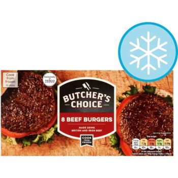 Butchers Choice 8 Burgers (397g)