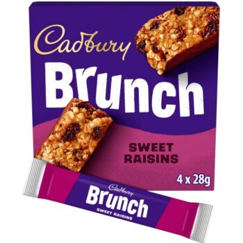 Cadbury Brunch Raisin 4 Bars (4 x 28g)