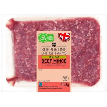 Co-op British 15% Fat Mince (450g)