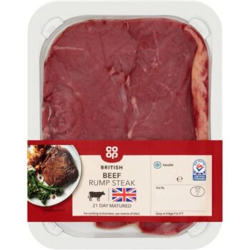 Co-op British Beef Rump Steak (227g)