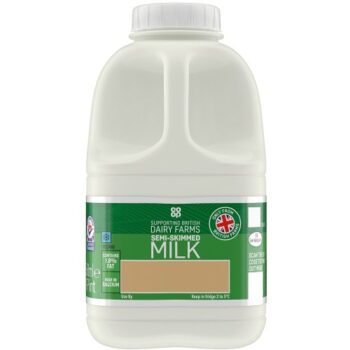 Co-op Fresh Semi-skimmed Milk (1pt, 568ml)