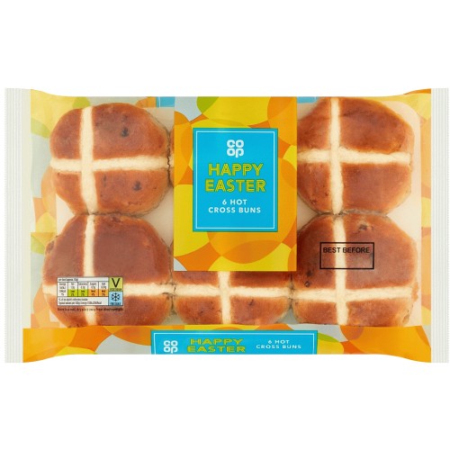 Co-op Hot Cross Buns (6)