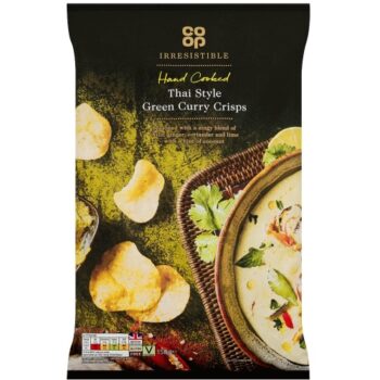 Co-op Irresistible Thai Green Style Curry Crisps (150g)