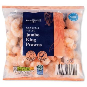Cooked & Peeled Jumbo King Prawns