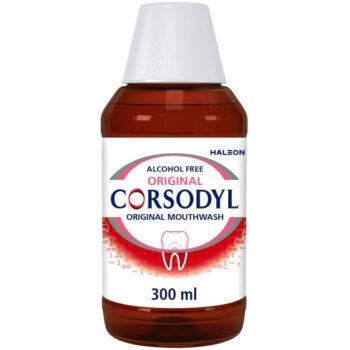 Corsodyl Original Gum Problem Treatment Mouthwash Alcohol Free (300ml)