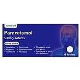 Crescent Paracetamol Tabs (16 x 500mg)