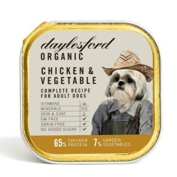 Daylesford Organic Chicken and Veg Complete Wet Dog Food (150g)