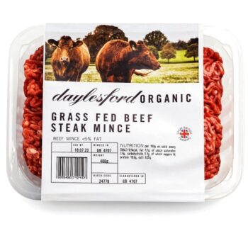 Daylesford Organic Pastured 5% Fat British Beef Mince (400g)