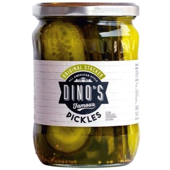 Dino's Famous Original Stacker Pickles (530g)