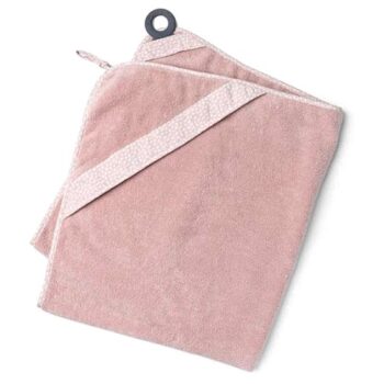 Doomoo Dry'n'play Organic Cotton Baby Hooded Bath Towel Pink