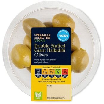 Double Stuffed Giant Halkidiki Olives
