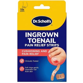 Dr.Scholl's INGROWN TOENAIL PAIN RELIEF STRIPS 10 STRIPS (10)