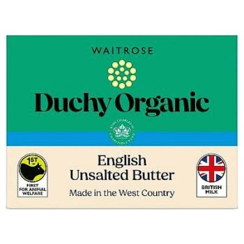 Duchy Organic English Unsalted Butter (250g)