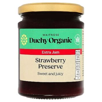 Duchy Organic Strawberry Extra Jam Preserve (340g)