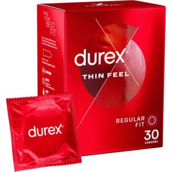 Durex Thin Feel Condoms Regular Fit Bulk (30)