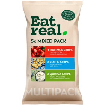 Eat Real Mixed Variety Multipack Chips (5 x 98g)