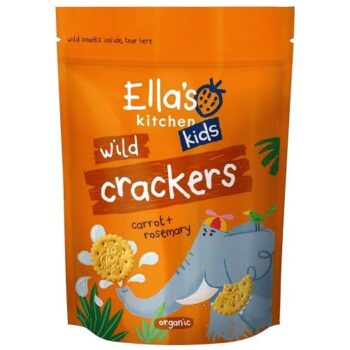 Ella's Kitchen Organic Carrot And Rosemary Wheat Cracker Bag 18 Months+ (100g)