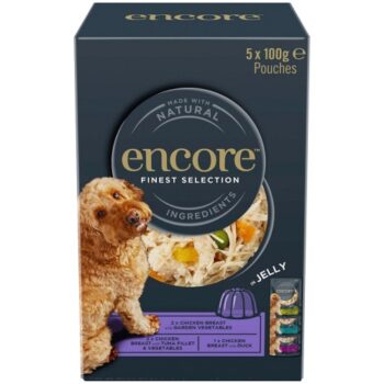 Encore Finest Selection Dog Pouches (5 x 100g)