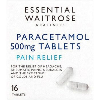 Essential Oval Paracetamol Tablets (16)