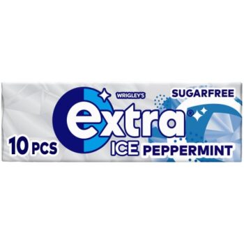 Extra Ice Peppermint Sugarfree Chewing Gum (10)