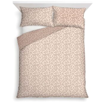 F&F Home Natural Ditsy Leaf Duvet Set Double