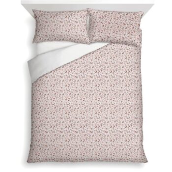 F&F Home Textured Floral Duvet Set Double
