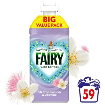 Fairy Fabric Conditioner Silk Tree Blossom Jasmine 59 Washes (1829ml)